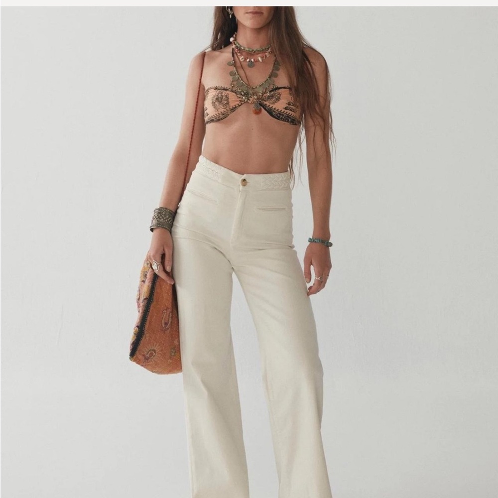 Maison Hotel - Ross Pant - Disco White. XS